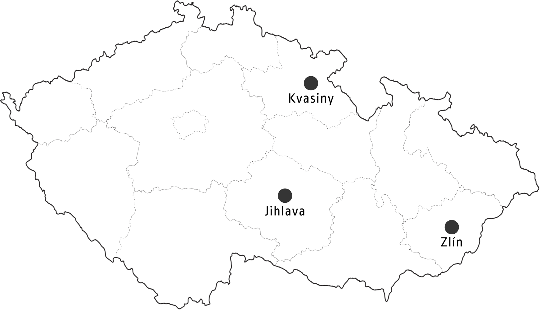 Mapa ČR